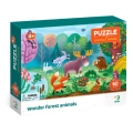 Puzzle Niesamowite zwierzęta leśne 60 el. 300375